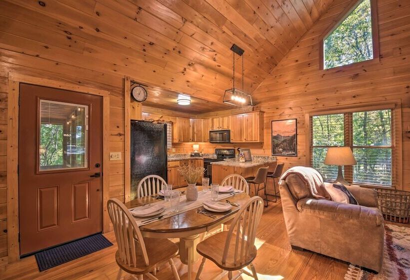Blue Ridge Cabin: Hot Tub, Fire Pit & Grill!