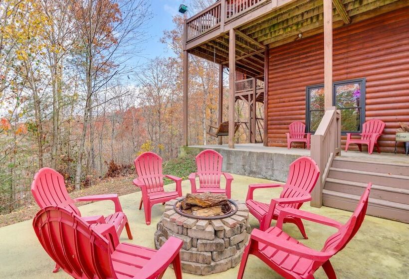 Mtn View Cabin: Hot Tub & Game Room In Blue Ridge