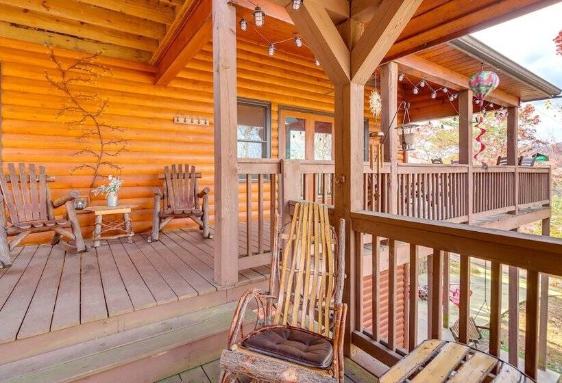 Mtn View Cabin: Hot Tub & Game Room In Blue Ridge