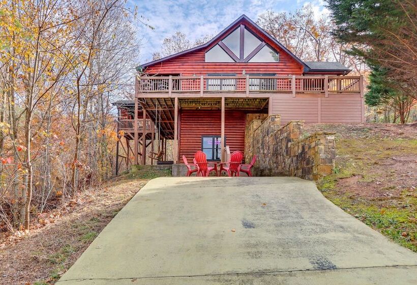 Mtn View Cabin: Hot Tub & Game Room In Blue Ridge
