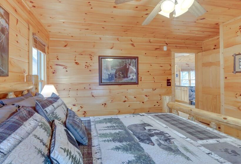 Mtn View Cabin: Hot Tub & Game Room In Blue Ridge