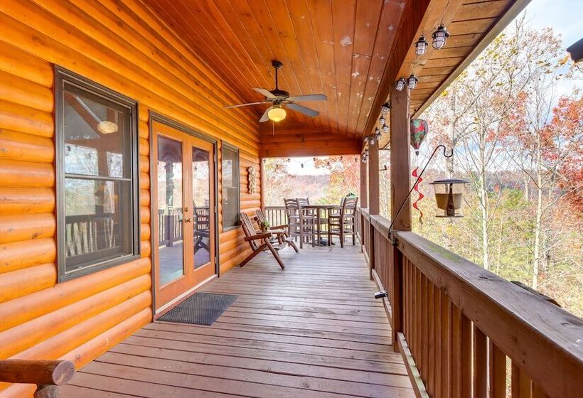 Mtn View Cabin: Hot Tub & Game Room In Blue Ridge