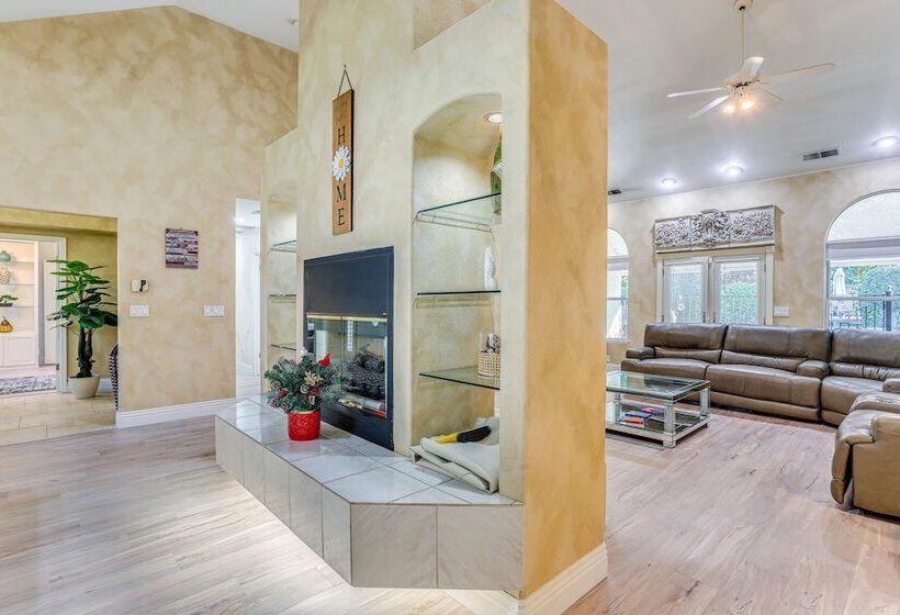 Bright Clovis Home W/ Billiards & Private Pool!