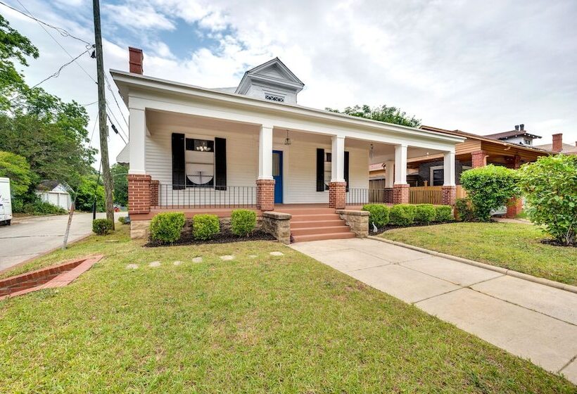 Bright Macon Home W/ Wraparound Deck!