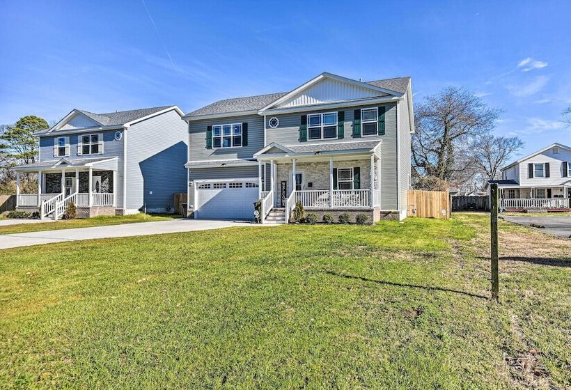 Buckroe Family Home: Walk To The Beach!