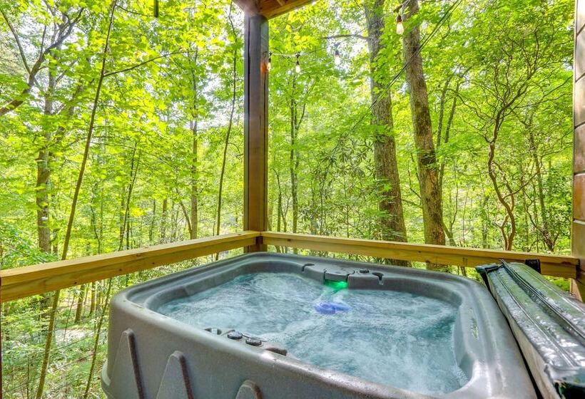 Charming Blue Ridge Cabin W/ Game Room & Hot Tub!
