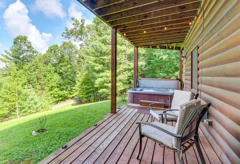 Charming Morganton Cabin W/ Hot Tub & Game Room!