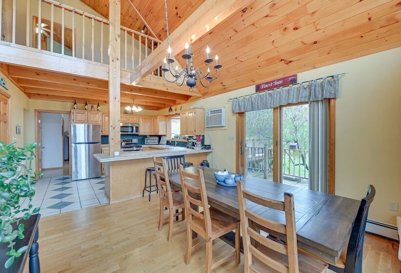 Charming New York Chalet W/ Hot Tub & Game Room!