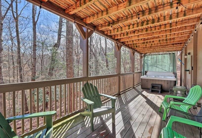 Coosawattee Resort Cabin: Deck, Fire Pit