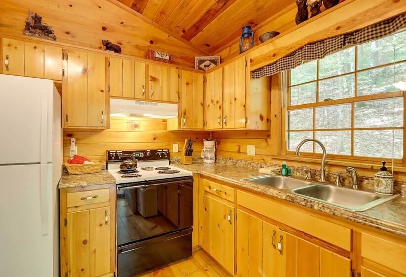 Cozy Cabin In Cherry Log W/ Hot Tub & Fire Pit!