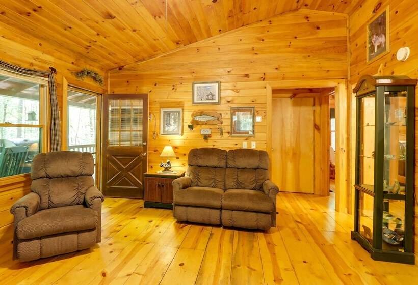 Cozy Cabin In Cherry Log W/ Hot Tub & Fire Pit!