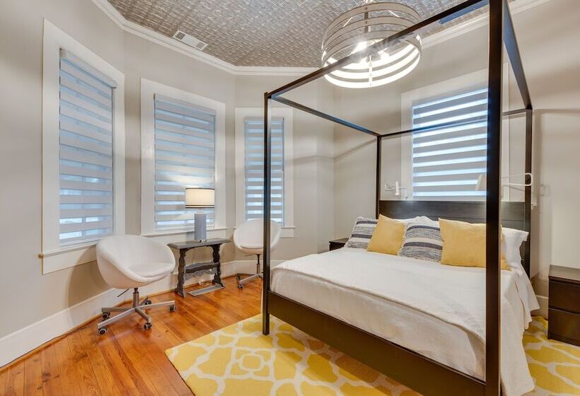 Cozy + Modern Norcross Hideaway W/ Covered Porches