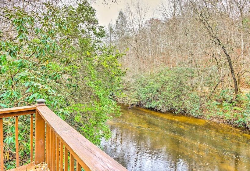 Creek Bend Escape  W/ Hot Tub + River Views!