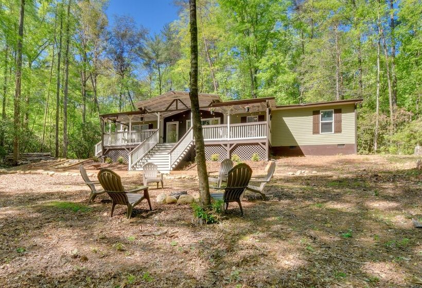 Creekside Sautee Nacoochee Home: 8 Mi To Helen!