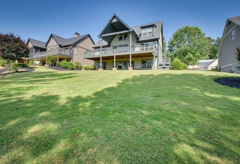 Currahee Club Home: Lake Access & Golf Course View