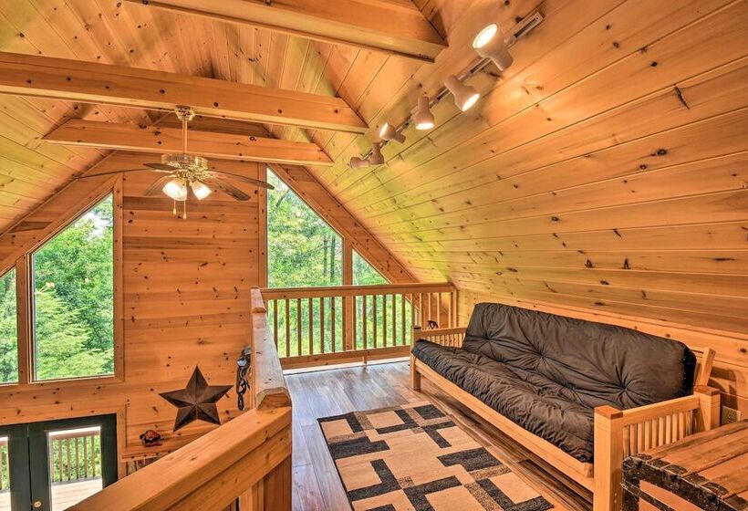 Dreamy Ellijay Resort Cabin W/ Game Room & Decks!