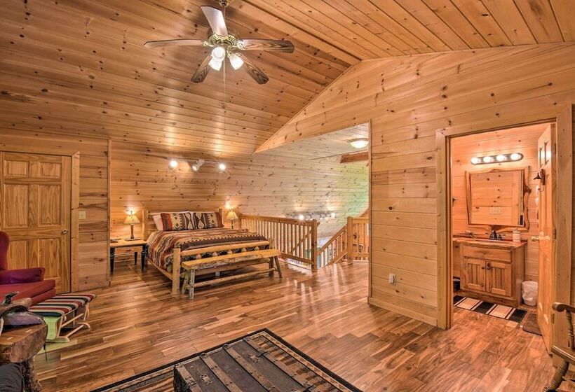 Dreamy Ellijay Resort Cabin W/ Game Room & Decks!