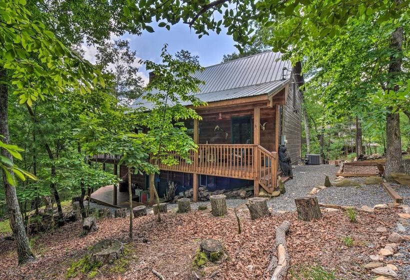 Dreamy Ellijay Resort Cabin W/ Game Room & Decks!