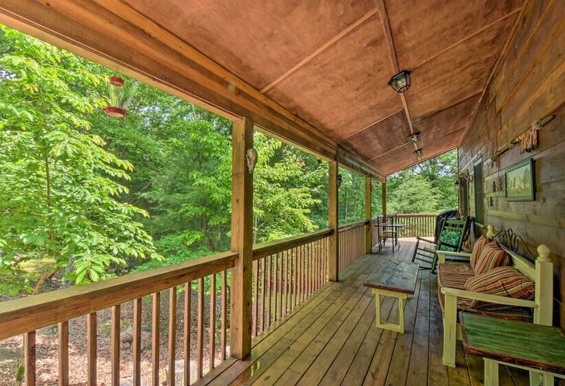 Dreamy Ellijay Resort Cabin W/ Game Room & Decks!
