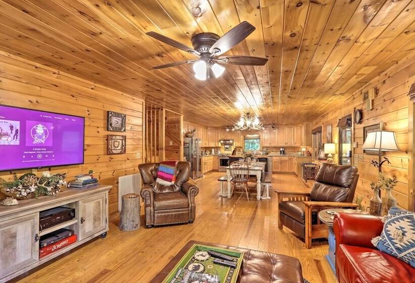 Happy Jack S Cabin  On River W/ Deck & Game Room!