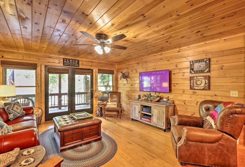 Happy Jack S Cabin  On River W/ Deck & Game Room!