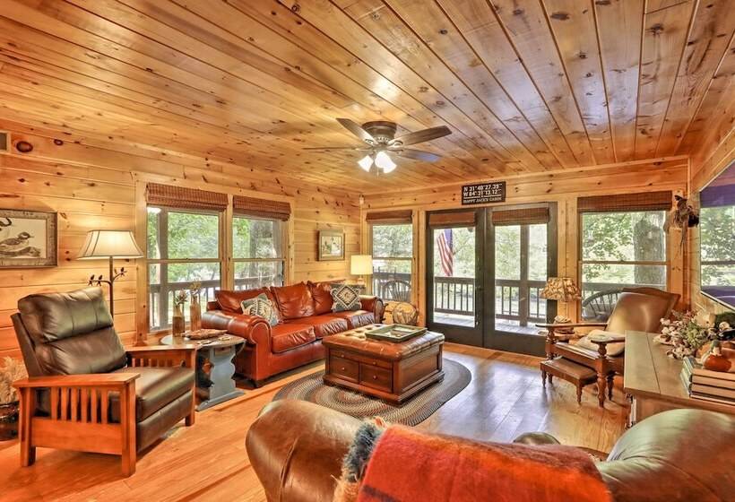 Happy Jack S Cabin  On River W/ Deck & Game Room!