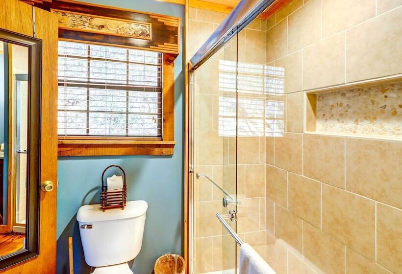 Lakefront Blue Ridge Cabin W/ Hot Tub!