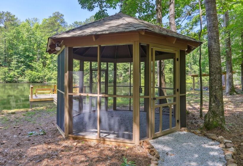 Lakefront Hamilton Cabin W/ Dock & Fire Pit!