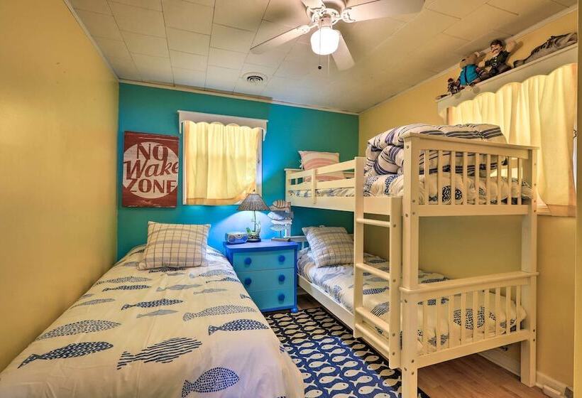 Lakefront Sparta Home W/ Private Pool & Dock!