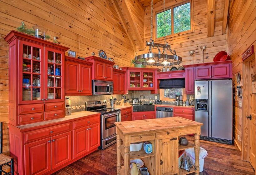 Large Luxe Cabin W/hot Tub 16mi To Blue Ridge