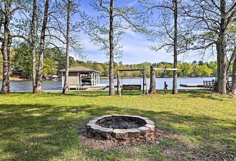 Lavish Lake Sinclair Home W/ Dock & Water Access!