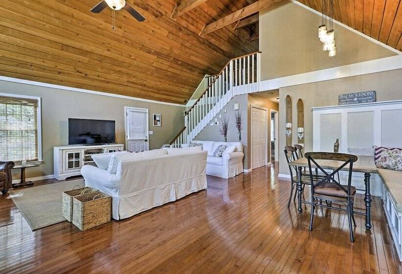 Lavish Lake Sinclair Home W/ Dock & Water Access!