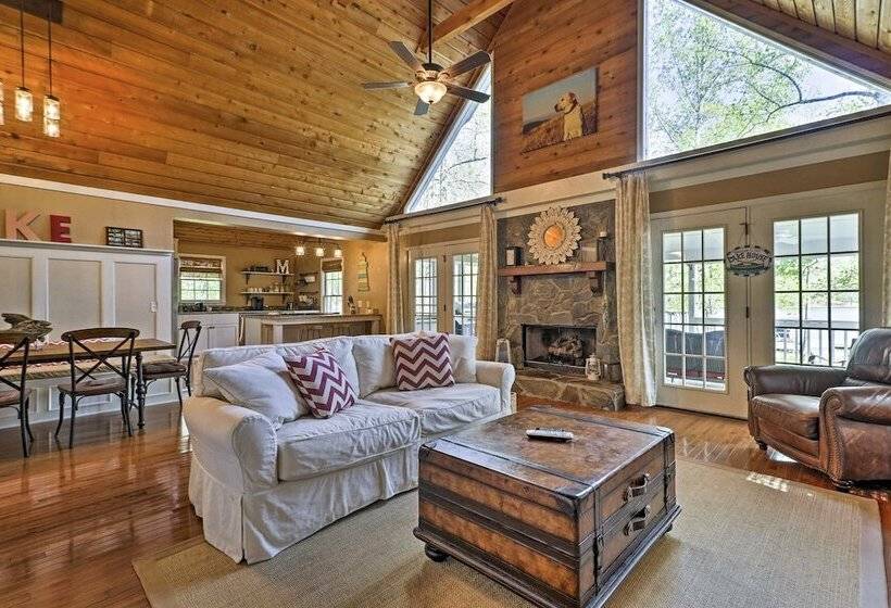 Lavish Lake Sinclair Home W/ Dock & Water Access!