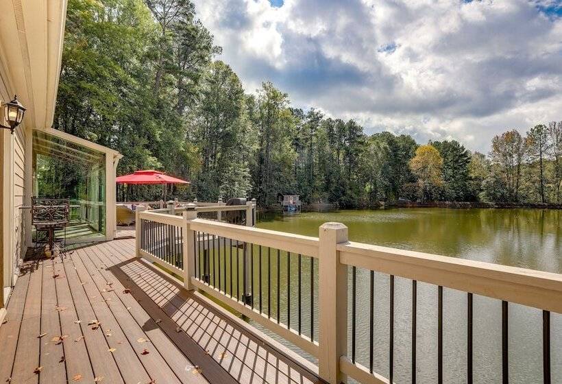 Lawrenceville Gem W/ Boat Dock On Private Lake!