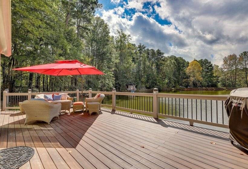 Lawrenceville Gem W/ Boat Dock On Private Lake!