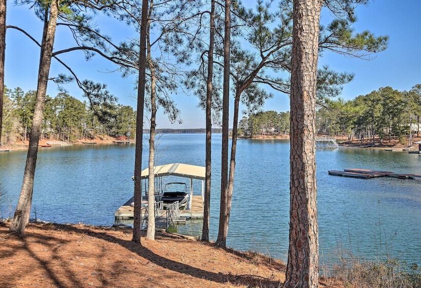 Luxe Lake House W/ Pool & Dock On Deep Water Cove!