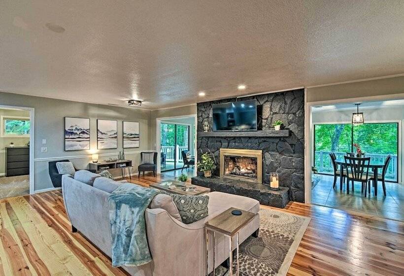 Luxurious Sky Valley Golf Resort Home W/ 3 Decks!