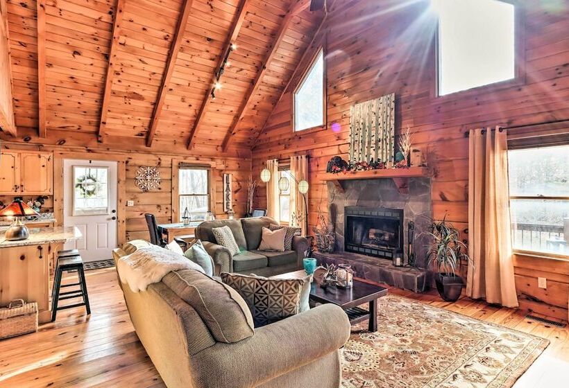 Mnt View Cabin W/ Hot Tub Near Golf & Fishing