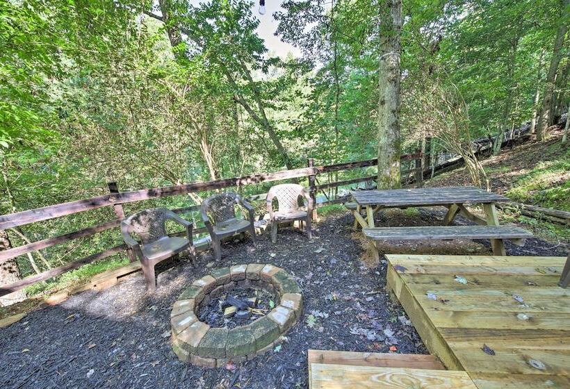 Pet Friendly Ellijay Cabin In The Woods On 1 Acre!