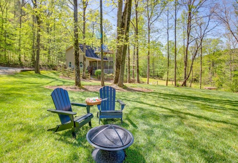 Peaceful Ellijay Home W/ Deck   Hike & Fish!