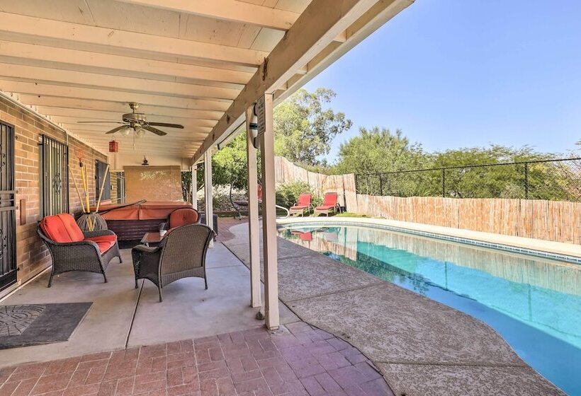 Pet Friendly Tucson Home W/ Heated Pool & Hot Tub