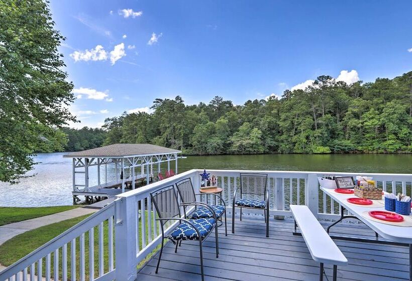 Waterfront Home On Jackson Lake W/ Dock