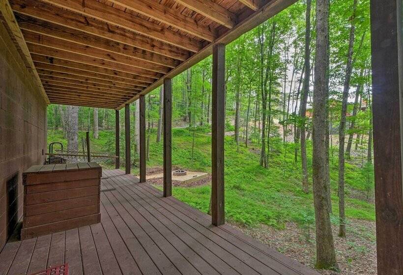 Pinot & Pine  Chic Log Cabin ~ 5 Mi To Blue Ridge