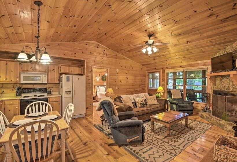 Pinot & Pine  Chic Log Cabin ~ 5 Mi To Blue Ridge