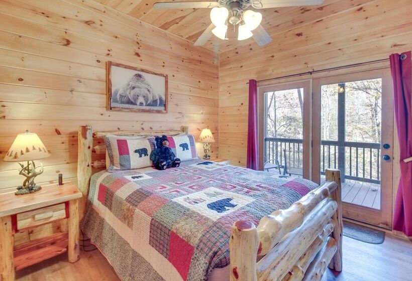 Riverfront Cabin W/ Wraparound Decks & Fire Pit!