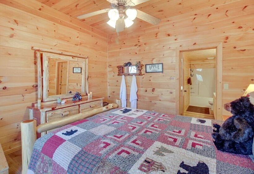 Riverfront Cabin W/ Wraparound Decks & Fire Pit!