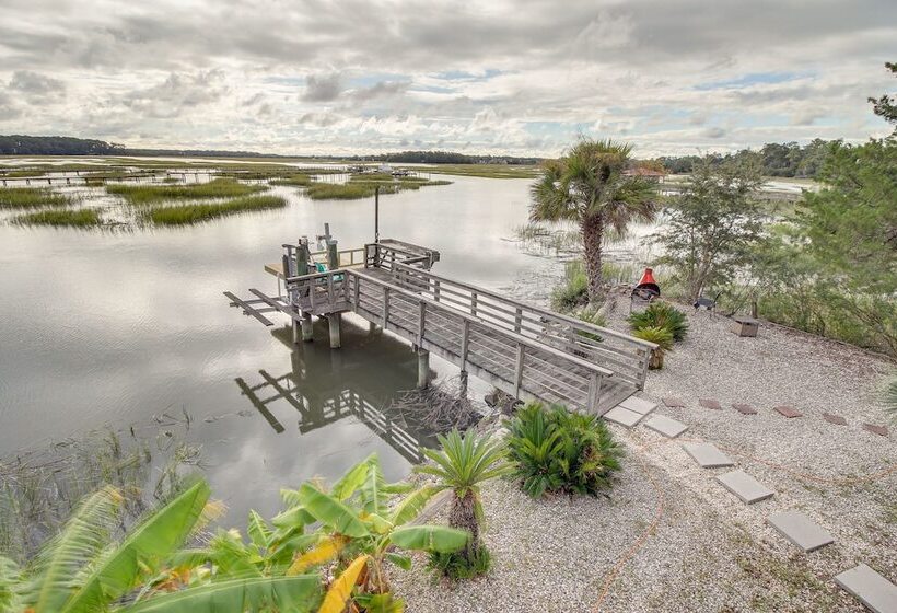 Riverfront Savannah Retreat W/ Private Dock!