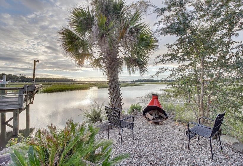 Riverfront Savannah Retreat W/ Private Dock!