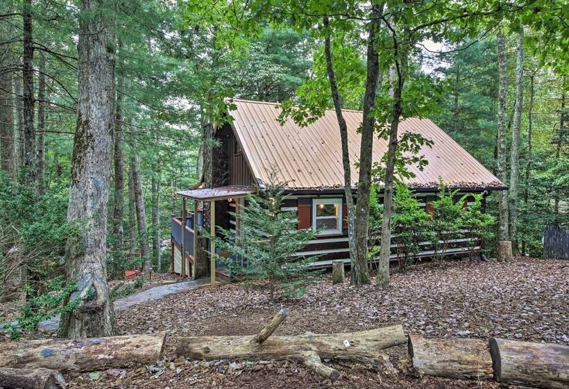 Charming Blue Ridge Mountain Cabin W/ Hot Tub