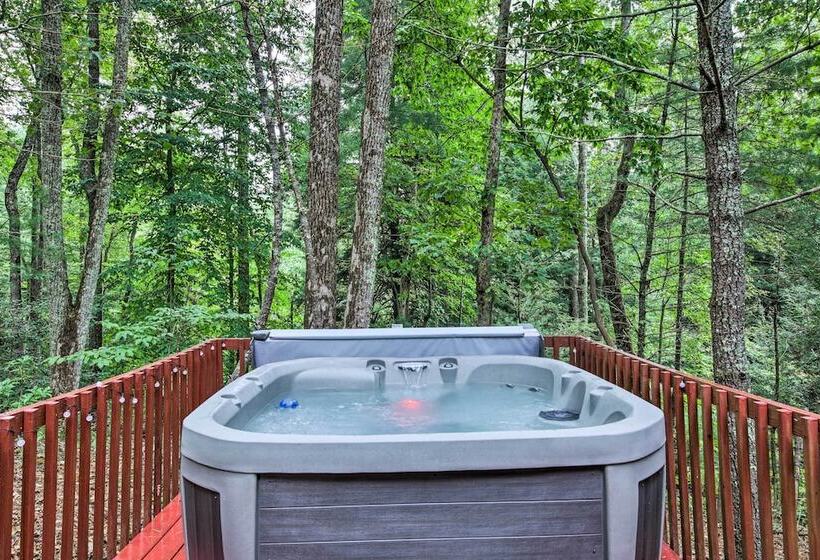 Charming Blue Ridge Mountain Cabin W/ Hot Tub